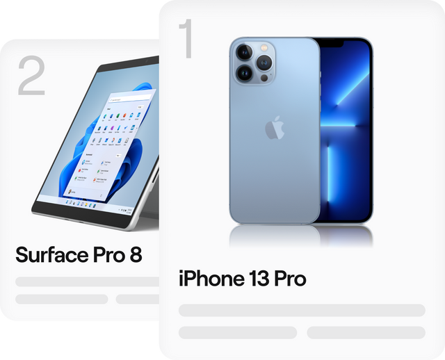 Laptops, phones, and more!